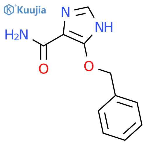 1H-Imidazole-4-carboxamide, 5-(phenylmethoxy)- structure