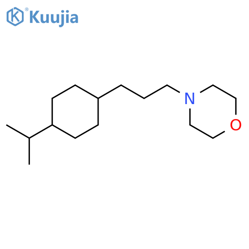 Morpholine, 4-[3-[4-(1-methylethyl)cyclohexyl]propyl]- structure