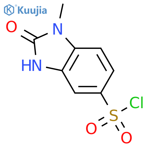 1H-Benzimidazole-5-sulfonyl chloride, 2,3-dihydro-1-methyl-2-oxo- structure