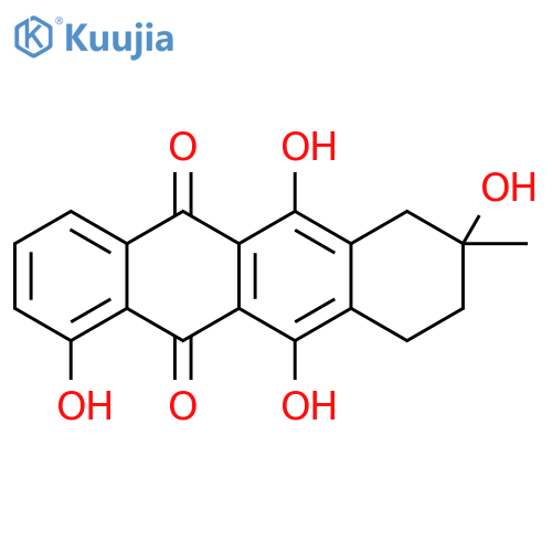 5,12-Naphthacenedione, 7,8,9,10-tetrahydro-1,6,8,11-tetrahydroxy-8-methyl- structure