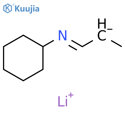 Cyclohexanamine, N-propylidene-, ion(1-), lithium (9CI) structure