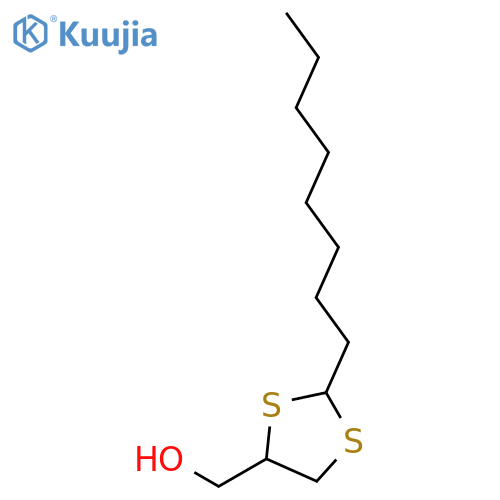 1,3-Dithiolane-4-methanol, 2-octyl-, cis- structure