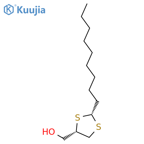 1,3-Dithiolane-4-methanol, 2-nonyl-, cis- structure
