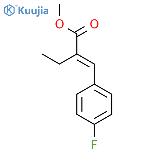BUTANOIC ACID, 2-[(4-FLUOROPHENYL)METHYLENE]-, METHYL ESTER, (2E)- structure