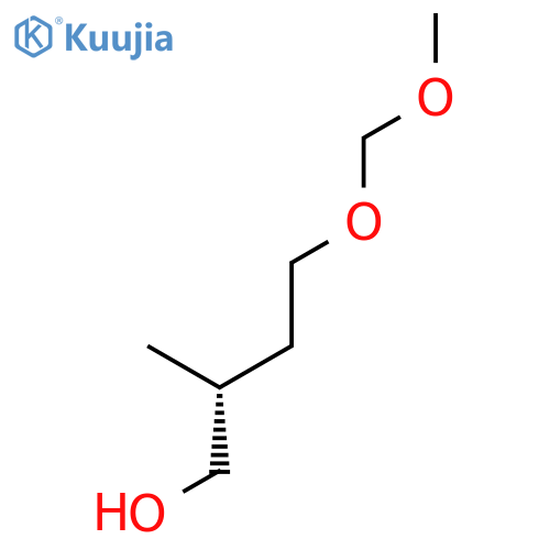 1-Butanol, 4-(methoxymethoxy)-2-methyl-, (2R)- structure