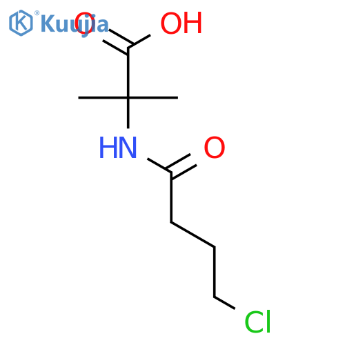 Alanine,N-(4-chloro-1-oxobutyl)-2-methyl- structure