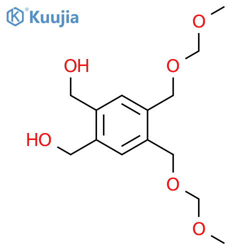 1,2-Benzenedimethanol, 4,5-bis[(methoxymethoxy)methyl]- structure