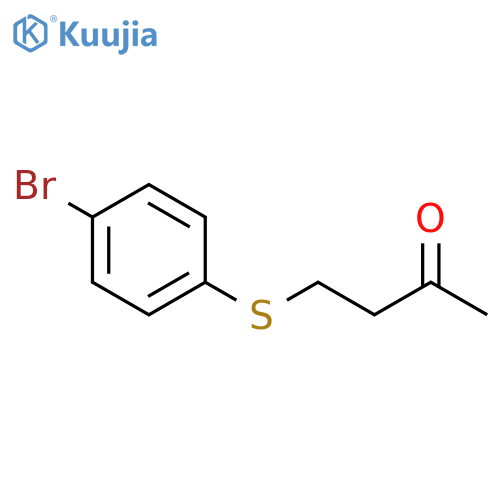 2-Butanone, 4-[(4-bromophenyl)thio]- structure