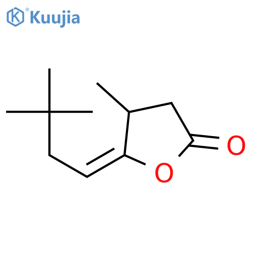 2(3H)-FURANONE, 5-(3,3-DIMETHYLBUTYLIDENE)DIHYDRO-4-METHYL-, (5E)- structure