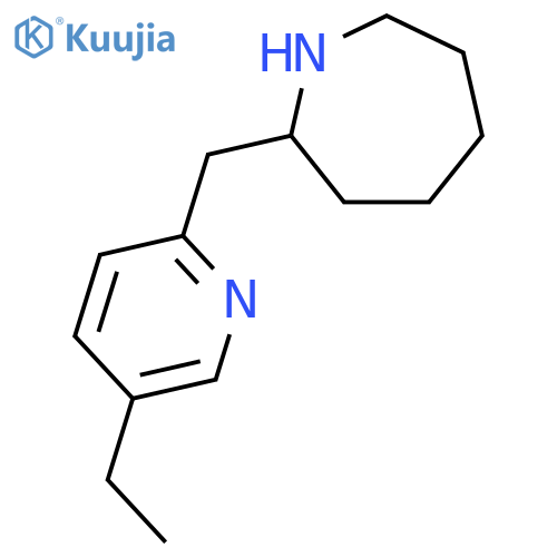 2-(5-ethyl-2-pyridinyl)methylazepane structure