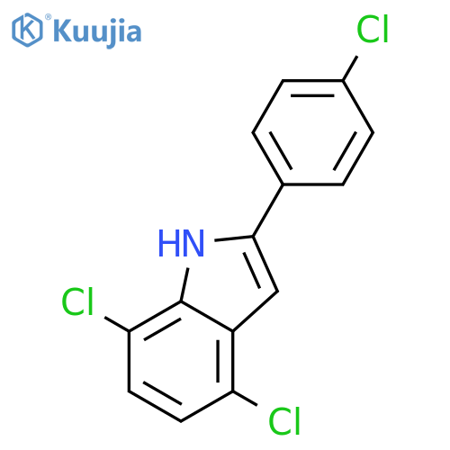 4,7-Dichloro-2-(4-Chlorophenyl)-1h-Indole structure