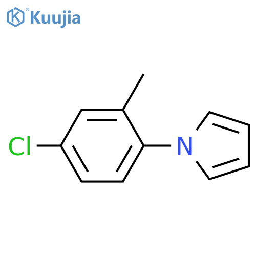 1-(4-Chloro-2-methylphenyl)-1h-pyrrole structure