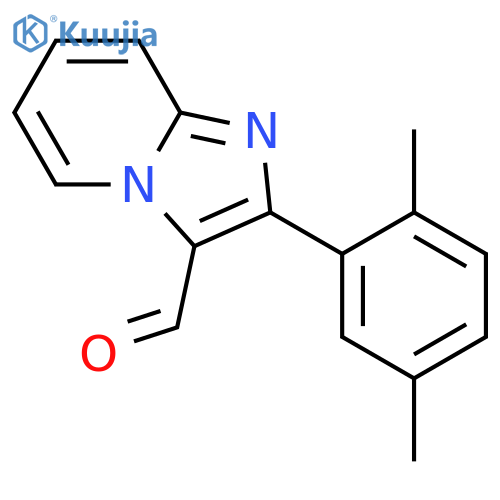 2-(2,5-Dimethylphenyl)imidazo1,2-apyridine-3-carbaldehyde structure