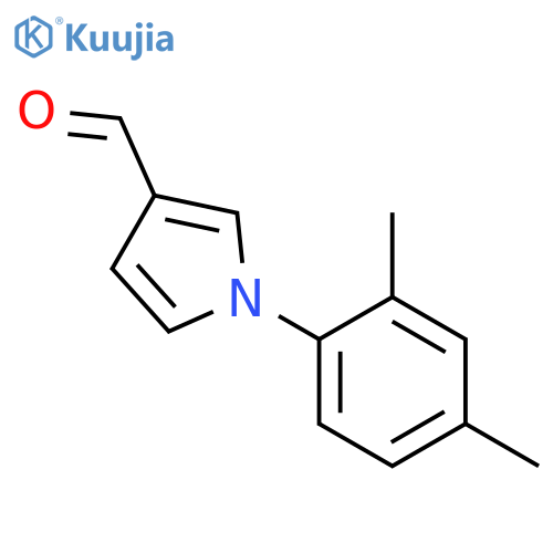 1-(2,4-Dimethylphenyl)-1H-pyrrole-3-carbaldehyde structure