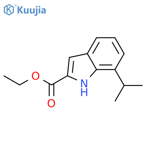 Ethyl 7-Isopropyl-1h-indole-2-carboxylate structure