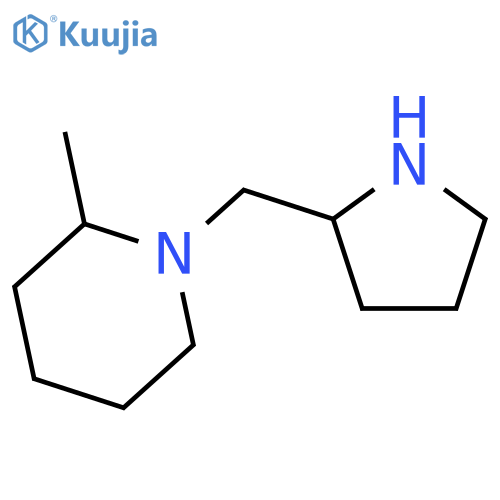 2-Methyl-1-(2-pyrrolidinylmethyl)piperidine structure