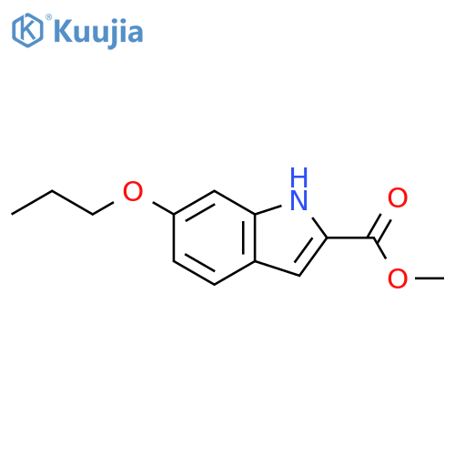 Methyl 6-propoxy-1h-indole-2-carboxylate structure