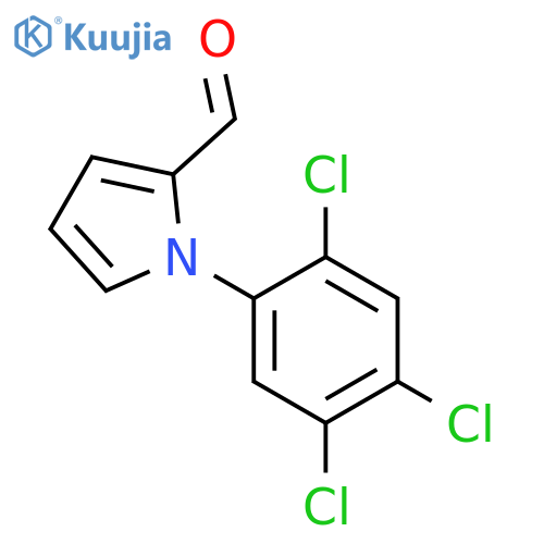 1-(2,4,5-Trichlorophenyl)-1h-pyrrole-2-carbaldehyde structure