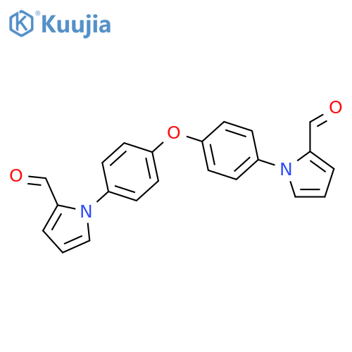 1,1'-(oxydibenzene-4,1-diyl)bis(1H-pyrrole-2-carbaldehyde) structure