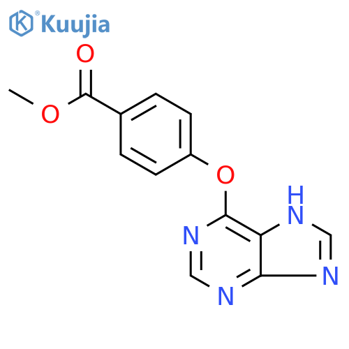 Methyl 4-(9H-Purin-6-yloxy)benzoate structure