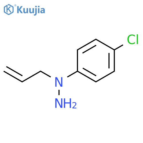 Hydrazine, 1-(4-chlorophenyl)-1-(2-propenyl)- structure