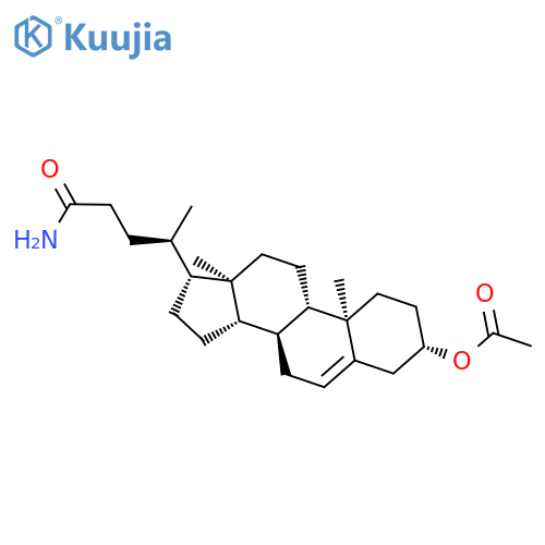 Chol-5-en-24-amide, 3-(acetyloxy)-, (3b)- structure