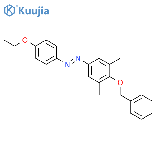 Diazene,1-[3,5-dimethyl-4-(phenylmethoxy)phenyl]-2-(4-ethoxyphenyl)- structure