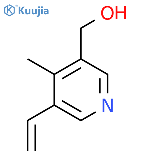 3-Pyridinemethanol, 5-ethenyl-4-methyl- structure