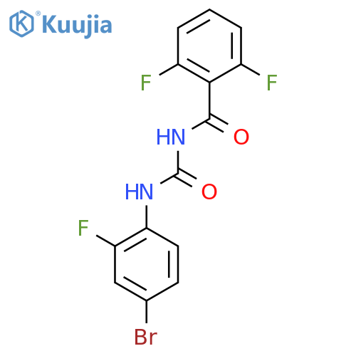 Benzamide, N-[[(4-bromo-2-fluorophenyl)amino]carbonyl]-2,6-difluoro- structure