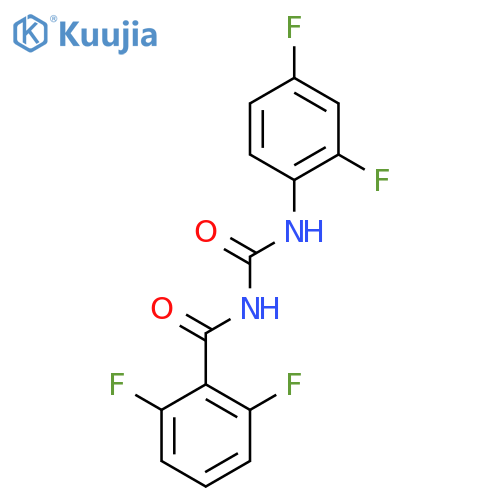 Benzamide, N-[[(2,4-difluorophenyl)amino]carbonyl]-2,6-difluoro- structure