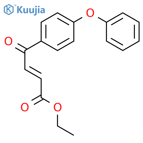 2-Butenoic acid, 4-oxo-4-(4-phenoxyphenyl)-, ethyl ester structure
