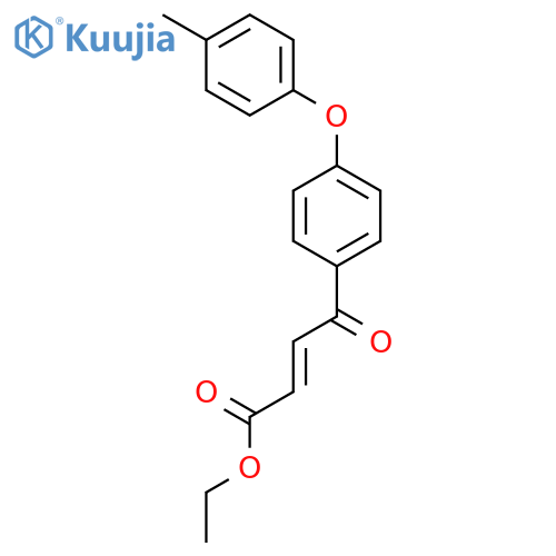2-Butenoic acid, 4-[4-(4-methylphenoxy)phenyl]-4-oxo-, ethyl ester structure