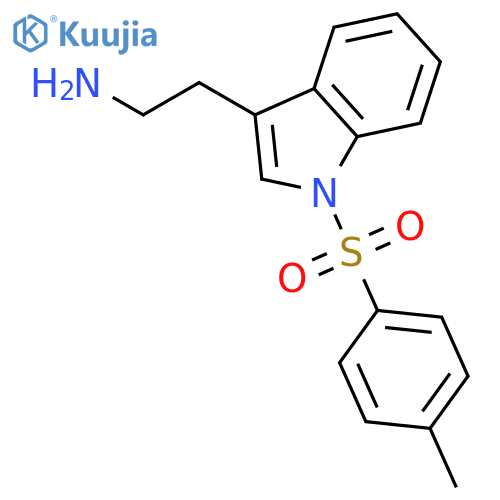 1H-INDOLE-3-ETHANAMINE, 1-[(4-METHYLPHENYL)SULFONYL]- structure