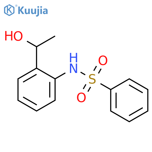 BENZENESULFONAMIDE, N-[2-(1-HYDROXYETHYL)PHENYL]- structure