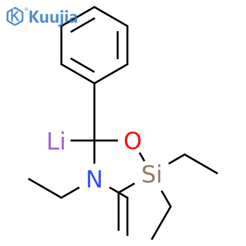 Lithium, [(diethylamino)phenyl[(triethylsilyl)oxy]methyl]- structure