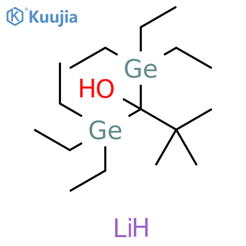 1-Propanol, 2,2-dimethyl-1,1-bis(triethylgermyl)-, lithium salt (1:1) structure