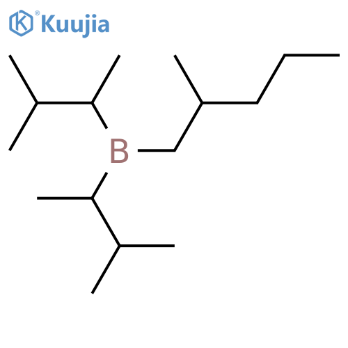 Borane, bis(1,2-dimethylpropyl)(2-methylpentyl)- structure