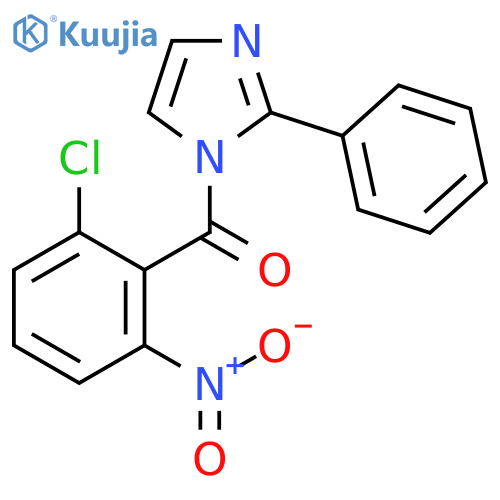 1H-Imidazole, 1-(2-chloro-6-nitrobenzoyl)-2-phenyl- structure
