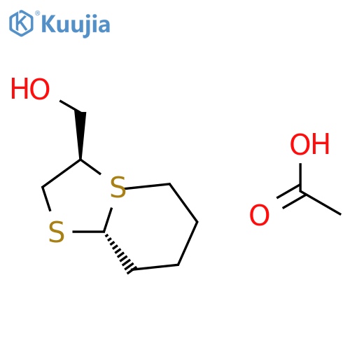 1,3-Dithiolane-4-methanol, 2-pentyl-, acetate, trans- structure