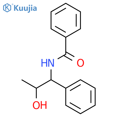 Benzamide, N-(2-hydroxy-1-phenylpropyl)- structure