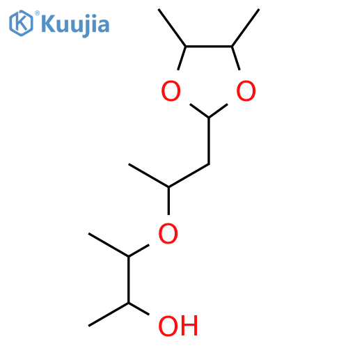 2-Butanol, 3-[2-(4,5-dimethyl-1,3-dioxolan-2-yl)-1-methylethoxy]- structure