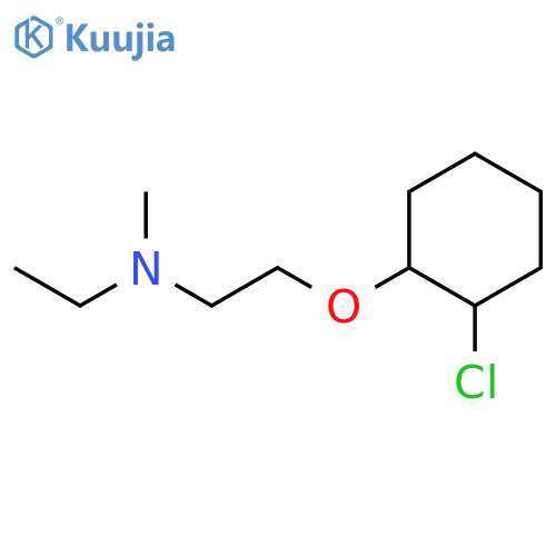 Ethanamine, 2-[(2-chlorocyclohexyl)oxy]-N-ethyl-N-methyl- structure