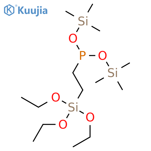 Phosphonous acid, [2-(triethoxysilyl)ethyl]-, bis(trimethylsilyl) ester structure