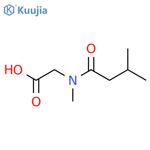 2-(N,3-Dimethylbutanamido)acetic acid structure