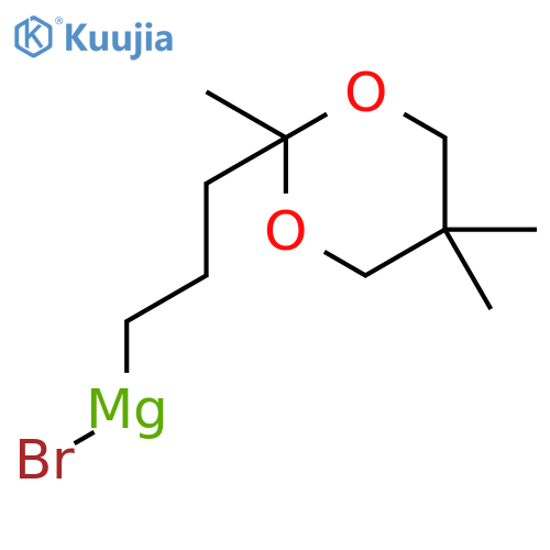 Magnesium, bromo[3-(2,5,5-trimethyl-1,3-dioxan-2-yl)propyl]- structure