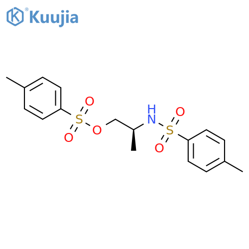 4-Methyl-N-(1S)-1-methyl-2-(4-methylphenyl)sulfonyloxyethylbenzenesulfonamide structure