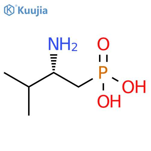 Phosphonic acid, [(2S)-2-amino-3-methylbutyl]- (9CI) structure