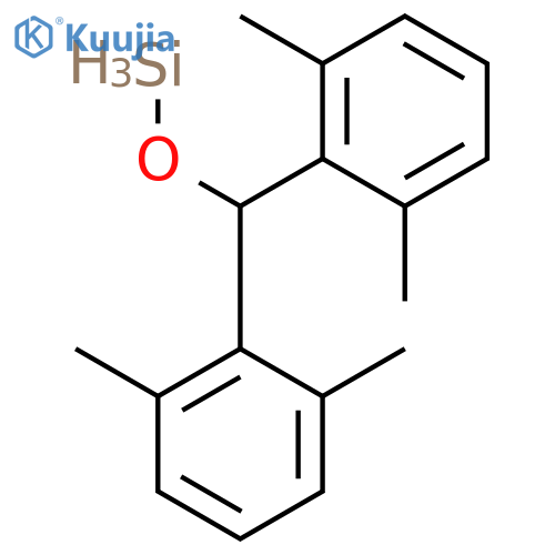 Silane, bis(2,6-dimethylphenyl)methoxy- structure