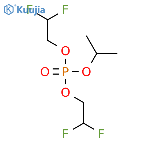 PHOSPHORIC ACID, BIS(2,2-DIFLUOROETHYL) 1-METHYLETHYL ESTER structure