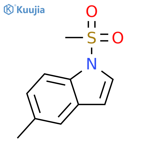5-methyl-1-(methylsulfonyl)-1H-Indole structure